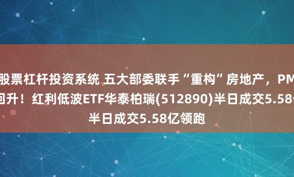 股票杠杆投资系统 五大部委联手“重构”房地产，PMI指数回升！红利低波ETF华泰柏瑞(512890)半日成交5.58亿领跑